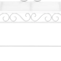 Outsunny Heavy-Duty Garden Bench-White(m-6)