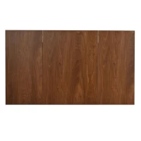 Table à manger de cuisine moderne, pour 4 à 6 personnes, 138,5×80×75 cm, Brun foncé(m-8)