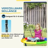AIYAPLAY Kinderschommelset, Staal, 3-8 Jaar, 6-in-1 Ontwerp, Kleurrijk(m-5)