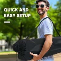 Outsunny Double Camping Chair for Adults with Armrests, Heavy Duty Oversized Padded Folding Chair with Carry Bag, Cup Holders for Outdoor Hiking Picnic Camping Fishing, 250kg Capacity, Green(m-6)