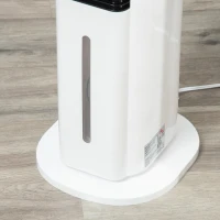 HOMCOM Portable Air Cooler, 6L Tank Humidifier Evaporative Ice Cooling Fan Water Conditioner Unit with 3 Modes, 3 Speed, Remote, Timer, Oscillating for Home Bedroom, White(m-13)