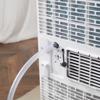 HOMCOM 9000 BTU Portable Air Conditioner, Smart Home WiFi Compatible, 4 in 1 Air Conditioning Unit, Dehumidifier, Fan with Remote, 24H Timer, Window Venting Kit, 20m², R290, A Energy Efficiency(m-10)