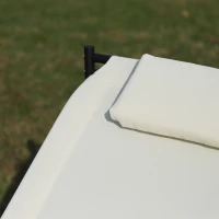 Outsunny Pat sezlong de Gradina Tip Balansoar 2 Locuri, din Textilene(m-8)