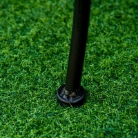 Outsunny Banca pentru Gradina din Fier Stil Vintage 2 Locuri Negru(m-12)