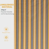 Luifel handslinger knikarmluifel zonwering balkon aluminium 2,95 x 2,5 m 2 kleuren(m-4)