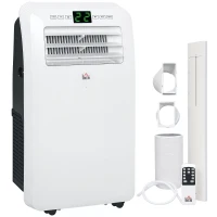 Homcom Aer Conditionat Portabil – 3 Moduri, 3 Viteze & Temporizator(m-1)
