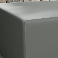 Outsunny Outdoor Garden Furniture Cover Waterproof, Anti-UV 600D Heavy Duty Oxford Fabric Patio Furniture Cover for Rectangular Sofa Table Set, Dark Grey, 245 x 165 x 66 cm(m-9)