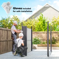 Outsunny 5.3 x 8.5ft Galvanised Steel Garden Shed, Metal Shed with Roof Windows, Leakage Holes and Lockable Wide Door for Outdoor Patio Tool Storage(m-8)