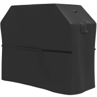 Outsunny Capa para Barbecue Impermeável em Tecido Oxford 600D AAnti-UV Capa de com Fechos de Velcro 147x61x122 cm Preto(m-11)