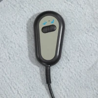 HOMCOM Massagestoel met Opstahulp, Ligfunctie, Kunstleer, tot 180 kg, 88 x 99 x 106 cm, Bruin(m-11)