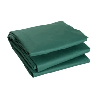 Outsunny Capa de Proteção para Móveis de Jardim 222x155x67 cm Capa Protetora para Mesa Exterior Impermeável Anti-UV Verde Escuro(m-6)