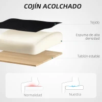 HOMCOM Silla de Escritorio de Malla Reclinable con Reposacabezas Soporte Lumbar Reposapiés y Altura Regulable Carga 135kg Negro(m-7)