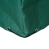 Outsunny Capa de Proteção para Móveis de Jardim 222x155x67 cm Capa Protetora para Mesa Exterior Impermeável Anti-UV Verde Escuro(m-7)