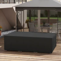 Outsunny 155 x 222cm Waterproof Furniture Cover - Black(m-6)