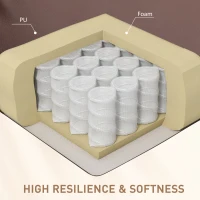 HOMCOM fotel do masażu fotel telewizyjny fotel z funkcją masażu sztuczna skóra drewno metal pianka kolor brązowy 94 x 99 x 99 cm(m-6)