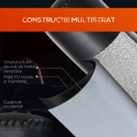 HOMCOM Sac de Box Autoportant cu Bază Reîncărcabilă cu Apă și Nisip, Ø50x170 cm, Negru(m-4)