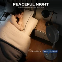 HOMCOM Pedestal Fan with Oscillating, Tilt, Adjustable Height, Black(m-7)