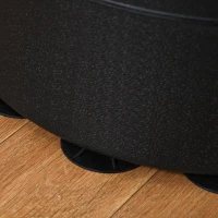 HOMCOM Sac de Box Autoportant cu Bază Reîncărcabilă cu Apă și Nisip, Ø50x170 cm, Negru(m-7)