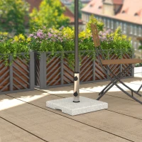Outsunny Baza pentru umbrela de gradina de 25 kg, gri(m-9)