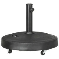 Outsunny Baza pentru Umbrela de 23.5kg con 2 Manivele si Roti(m-11)