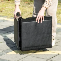 PawHut Rampe pliable pour chiens en alliage d'aluminium, avec surface antidérapante, facile à transporter, 158x43,5x2,5cm, noir(m-9)