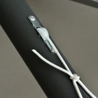 Outsunny Sonnenschirm Oval Dunkelgrau 440 x 260 cm(m-9)