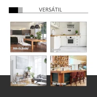 HOMCOM Mesa de bar ajustável em altura com base redonda e antideslizante para cozinha sala de jantar Ø60x69-93 cm Preto(m-7)