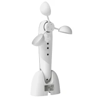 Outsunny Sonnensensor Elektrischer Windsensor Wetterstation Außensensor Windwächter 22 x 11 x 9 cm Weiß(m-10)