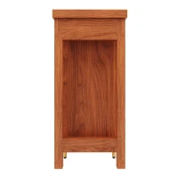 360° Rotating Bar Table with Expandable Design, Open Shelf, Rattan Door, Storage Cabinet for Kitchen, Living Room, 187L x 80W x 76H cm, Brown(m-13)