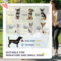 PawHut Cărucior pentru Câini Pliabil și Convertibil în Geantă de Transport cu 2 Lese și Pernă, 82x49.5x98 cm, Albastru(m-4)