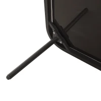 Modern Space-Saving L-Shaped Corner Sofa with Glass Coffee Table, Outdoor Garden Lounge Set for 4-5 People, 120L x 60W x 86H cm, Grey(m-14)