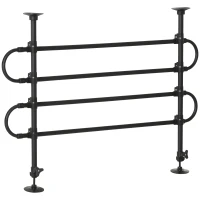 PawHut - Verstellbares Schutzgitter für Haustiere, passend für jedes Auto, Schwarz(m-5)