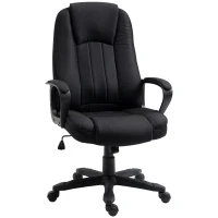 Fauteuil de Massage de Bureau Vinsetto à Hauteur Réglable, 60x74x106-116cm, Noir(m-5)