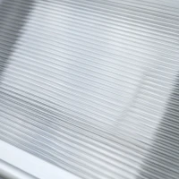 Outsunny Überdachung für Fenster und Türen, aus Polycarbonat und Aluminium, 110x60x18cm - Transparent(m-3)