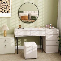 HOMCOM Specchio Rotondo da Bagno, Cornice in Metallo, Facile da Installare, per Camera da Letto, Soggiorno, Ingresso, Ø 70 x 2,5 cm, Nero(m-4)