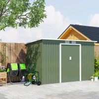 Outsunny Compostiera da Giardino per Rifiuti Girevole 360°, Due Contenitori 130 L, in Acciaio e PP, 67 x 60 x 77 cm, Nero(m-3)