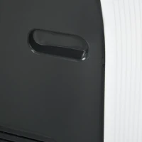 HOMCOM Climatiseur Portable avec Minuterie, 3 Modes et 3 Vitesses, en Plastique ABS, 44,3x34x81,5 cm, Blanc(m-3)