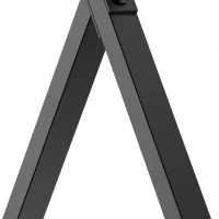 HOMCOM Conjunto de 2 patas de mesa en forma de cruz 70x72 cm diseño industrial para mesa baja mesita de noche Negro(m-4)