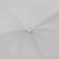 Outsunny Set mit 4 Gartenstuhlpolstern mit Steppung Gepolstertes Polyesterstoff dim. 43L x 41B cm Grau(m-4)