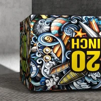 SPORTNOW Plyo Box3 Alturas Jumping Box Antideslizante para Casa y Gimnasio, 61x51x41 cm, Multicolor(m-3)