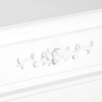 HOMCOM Moderner Nachttisch mit Schublade Nachttisch Schrank aus Holz Weiß, 40 x 35 x 60cm(m-3)