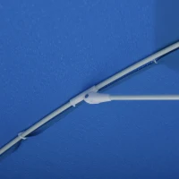 Outsunny Parasol de playa parasol inclinable octogonal 180 cm tela de poliéster de alta densidad anti-UV altura ajustable mástil(m-4)