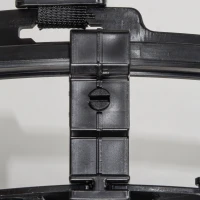 SPORTNOW Sistema di ritorno per pallacanestro con rotazione a 360°, 35,6 x 35,6 x 75,5 cm, nero(m-4)