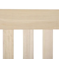 Outsunny Zweisitzer-Schaukelbank Garten Hängesessel, Latten-Design aus Holz, bis zu 200 kg belastbar, Naturholz(m-4)