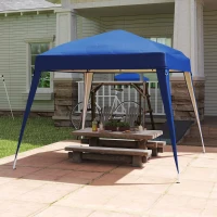 Outsunny Ersatzdach für Falt-Pavillon Pavillon-Dach Sonnenschutz UPF50+, NUR DACH INKLUSIVE, Dunkelblau(m-5)