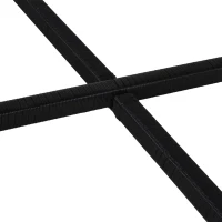 Outsunny Set da Giardino in Rattan per 8 Persone 9 Pezzi Nero con Cuscini Sfoderabili Crema(m-3)