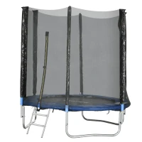 SPORTNOW Trampolín de exterior con red de seguridad 180 cm para niños y adultos(m-7)