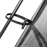 Outsunny Tente de Camping et Plage à Moustiquaire Anti UV pour 4 Personnes avec Sac de Transport, 3x3 m Noir(m-4)