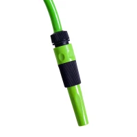Outsunny Avvolgitubo Murale con Avvolgimento Automatico a 180°, Tubo 20 + 2 m con Pistola per l'Irrigazione, Supporto Muro Integrato, Verde(m-4)