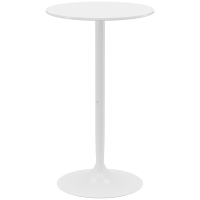 HOMCOM Tavolo da bar 60x60x102cm Bianco